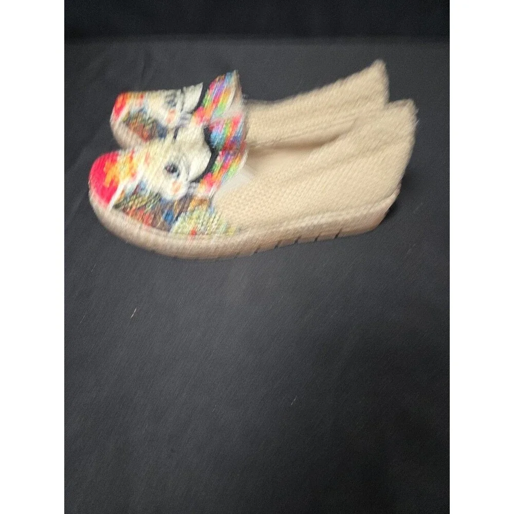 ZIPOLITE Espadrilles Woman’s Sz 6 Platform Espadrilles Frida Khalo Canvas-Mexico